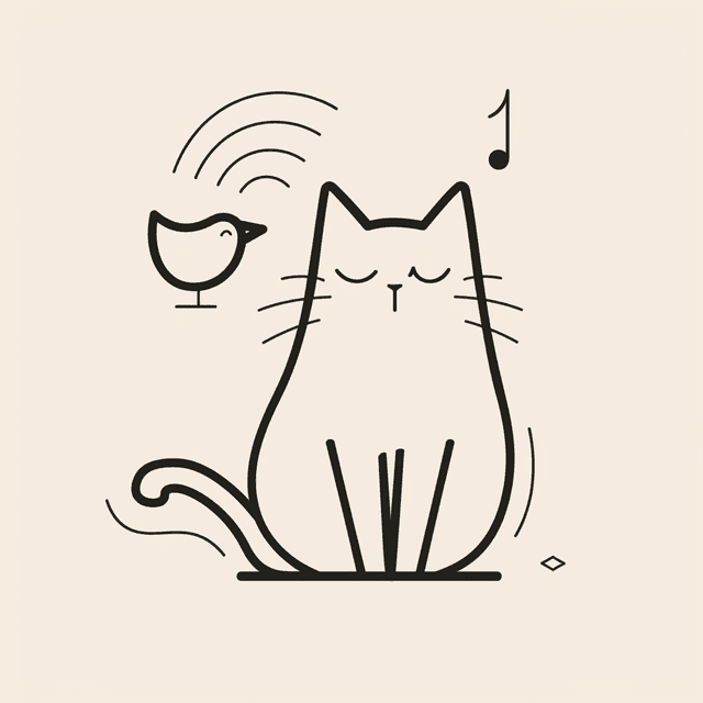 Cat listening